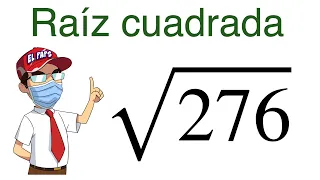 Raíz cuadrada ejercicios | Aprendo en casa