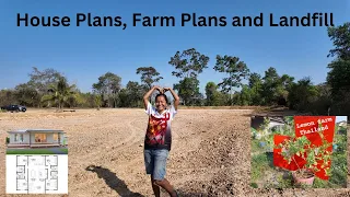 Buriram farm build, plans for the house and farm. บุรีรัมย์ฟาร์ม สร้างแบบแปลนบ้านและฟาร์ม.