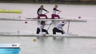 C2 women 500m Final B  ICF Canoe-Kayak Sprint World Cup Szeged 2021