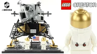 UNBOXING LEGO CREATOR NASA Apollo 11 Lunar Lander 10266 LEGO Speed Build -4K-