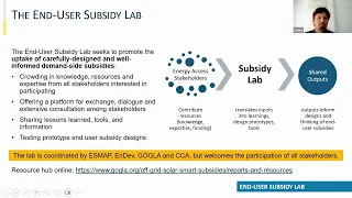 End User Subsidy Lab: Productive Uses of Renewable Energy Webinar May 15 2024