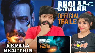 Bholaa Official Trailer REACTION | Malayalam | Ajay Devgn | Tabu | Bholaa In IMAX 3D | Ravi Basrur