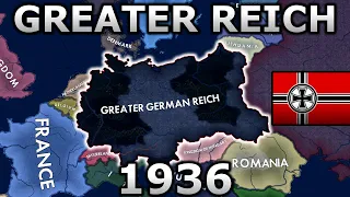 What if a Greater German Reich existed in WW2? | HOI4 Timelapse