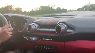 Ferrari 812 Superfast Acceleration Exhaust Sounds