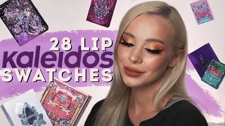 Свотчи и нанесение всех помад Kaleidos Cloud Lip Clay 🌚