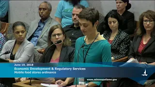 June 19, 2018 Economic Development & Regulatory Services Committee