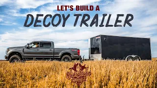 How to Build a Decoy Trailer! | Josh's Trailer Buildout