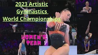 The best moments of gymnastics womens World Championships 2023 Finals (4K) : sport sirens