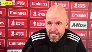 MANCHESTER UNITED VS LIVERPOOL/ERIC TEN HAG “MISTAKENLY” REVEAL HOW HE PLAN TO BEAT LIVERPOOL IN FA
