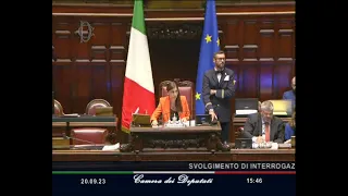 Question Time alla Camera dei Deputati - 20/09/23