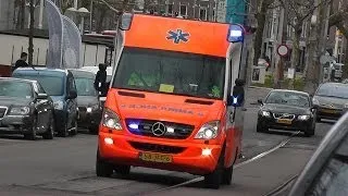 [Compilatie] 14X A1/Spoed Ambulance`s in Amsterdam