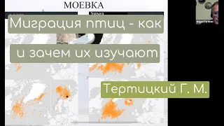 Миграции птиц: как и зачем их изучают. Тертицкий Г.М., к.г.н.