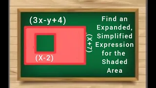 Finding an expanded and simplified expression for the shaded area #IGCSE#Sheyas Pure Math