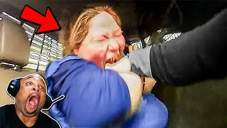 When Dumb Karens Try To Attack Cops Reaction!