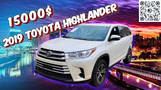 TOYOTA HIGHLANDER - 15000$, 2019. АВТО ИЗ США 🇺🇸.