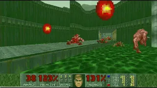 Doom, E1M6 - Central Processing, Nightmare, Pistol Start