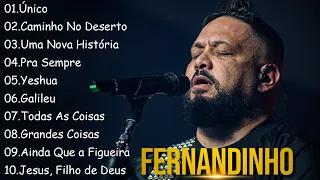 Único , Caminho No Deserto ,.. FERNANDINHO || Os Principais Hinos Gospel de 2024