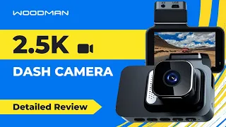 Woodman Car Cam 1 Car Dash Camera Detailed Review | 2.5K & Night Vision | Best Dash Cam for Car 2024