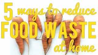 5 ways to reduce food waste at home