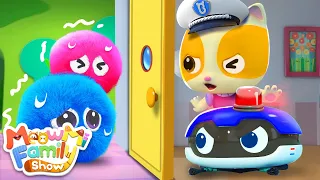 Police Robot Cleaner Song | Good Habits Song | Kids Song | Kids Cartoon | MeowMi Family Show