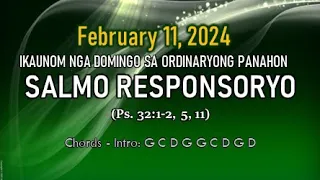 Salmo Responsoryo - February 11, 2024 - with chords