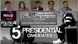 #12? Political Fast Talk - 5 Presidential Candidates Interviews with Boy Abunda - 2022