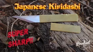 Japanese Kiridashi Craft Pocket Knife Review (Brass)