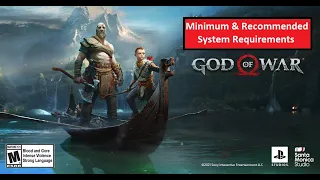 God of War PC Minimum & Recommended System Requirements