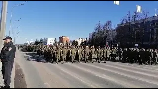 В Йошкар-Оле проходит репетиция парада к 9 мая