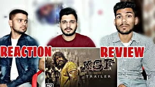 KGF TRAILER REACTION AND REVIEW | YASH | M BROS INDIA