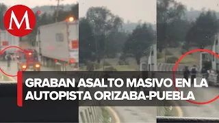 Los asaltos en la autopista Veracruz Puebla son constantes