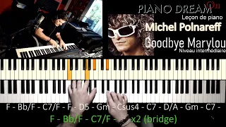 Leçon de piano -- Michel Polnareff -- Goodbye Marylou