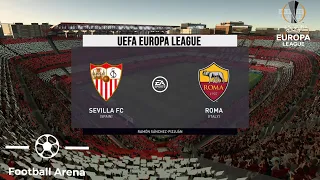 Sevilla vs AS Roma | UEFA Europa League 2020 | FIFA 20 Simulation Match | PS4