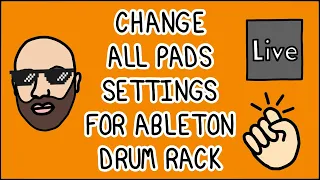 Ableton Beginner Tip: Change multiple parameters in Drum Rack