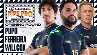 Miguel Pupo, Italo Ferreira, Jacob Willcox | Lexus Pipe Pro presented by YETI 2024 - Opening Round