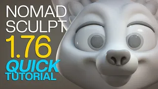 Nomad Sculpt Character Design QUICK Tutorial | 4k