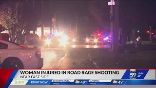 Woman injured in road rage shooting on near east side