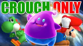 Can I Beat Super Mario Galaxy 2 While Always Crouching? -Mario Challenge