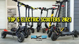 My Top 5 Electric Scooters of 2021!