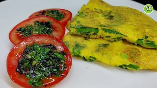 How to turn UNEDIBLE tomatoes into a chic snack + breakfast idea (green omelet).