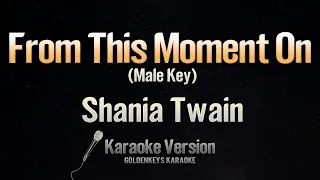 From This Moment On - Shania Twain (Karaoke)(Male Key)