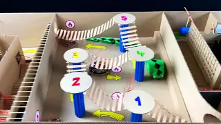 🐹🐍Snake Hamster Maze with Traps 😱[OBSTACLE COURSE]😱 + BONUS 1 #shorts