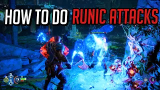 God of War Ragnarok How to do Runic Attacks & Summons