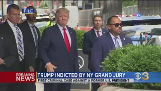 Trump indicted in Manhattan; first ex-president to be charged with a crime