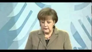 Bundeskanzlerin Angela Merkel Merkel zum Wulff Rücktritt