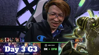 DK vs DFM - Day 3 LoL MSI 2021 Group Stage | DAMWON Gaming vs Detonation FM full game