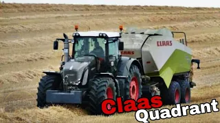 Prasowanie DUŻĄ KOSTKĄ 2019 {CLAAS QUADRANT 3400 & Fendt 933}