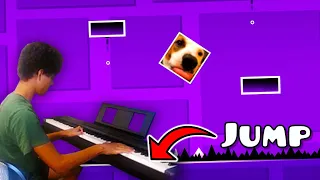 I Played Geometry Dash on Piano (literally)