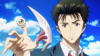 طالب قوي يخفي قوته عن الناس بسبب حصوله  علي  قوه شيطانيه جباره 1⃣  || ملخص انمي parasyte