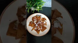 Roti Chips Chat😋Leftover Roti recipe#shorts #youtubeshorts